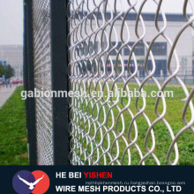 Дешевые Горячая окунутая оцинкованная цепь забор проволока сетка забор производитель